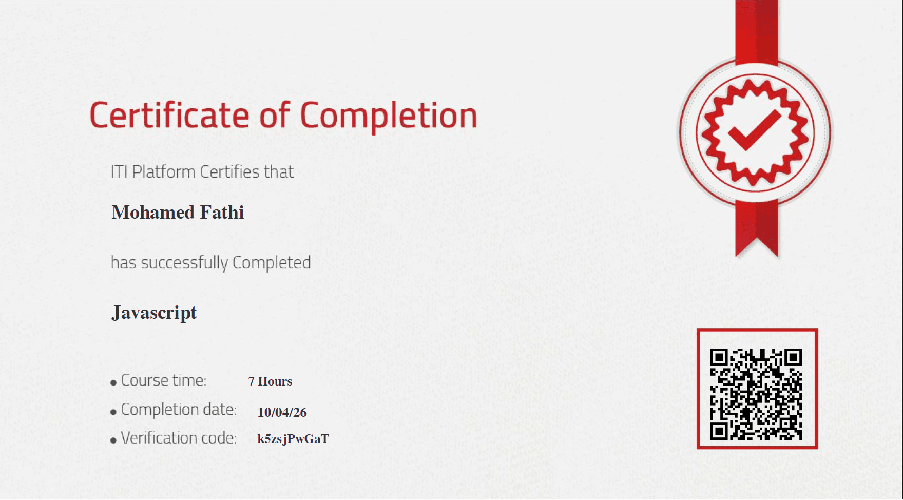 Java Certificate
