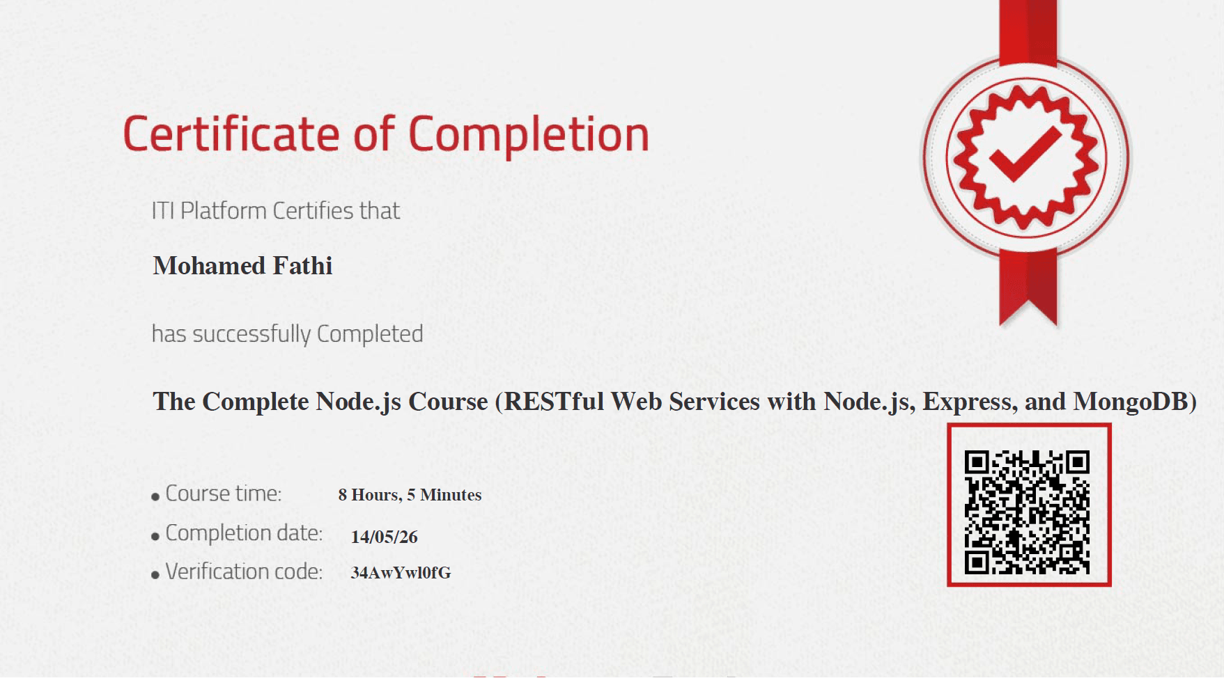 Node Certificate